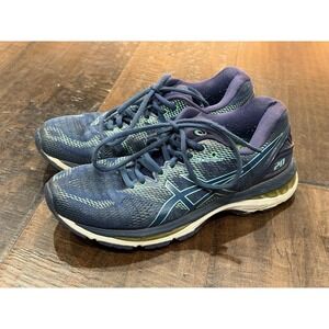 Asics Gel Nimbus 20 T850N Size 9.5 M Womens Running Training Shoes Blue